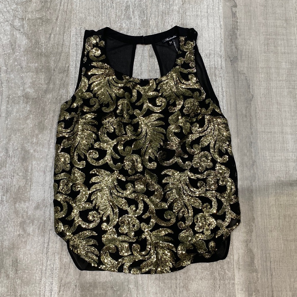 Marineblu top